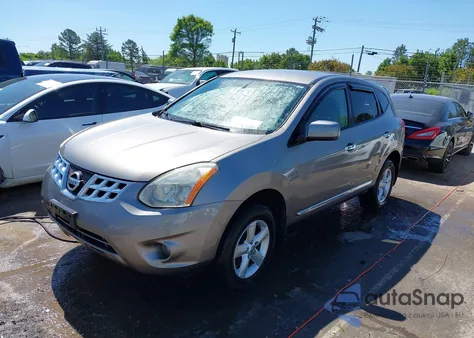 2013 Nissan Rogue S из США, поврежденный, VIN JN8AS5MVXDW601554